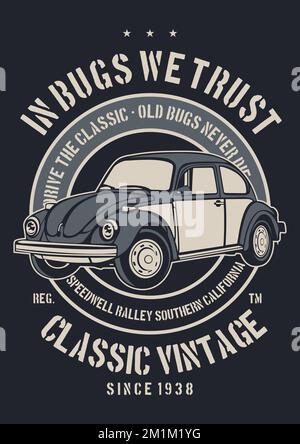 Classique Vintage Illustration de Vecteur