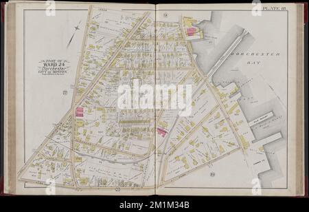 Atlas de la ville de Boston, volume cinq, Dorchester Mass. : à partir de sondages réels et de plans officiels. Plaque 18 , immobilier, Massachusetts, Boston, cartes, Propriétaires fonciers, Massachusetts, Boston, cartes, Dorchester Boston, Mass., cartes Norman B. Leventhal Map Center Collection Banque D'Images