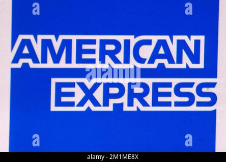 Logo/ Nom du marché/ marque: American Express, Berlin (nur fuer redaktionelle Verwendung. Keine Werbung. Banque de référence : http://www.360-berlin.de Banque D'Images