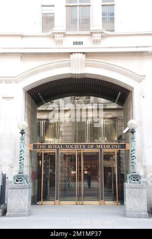 The Royal Society of Medicine, Wimpole Street, Marylebone, Londres, Royaume-Uni Banque D'Images