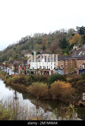 Village d'Ironbridge, Telford, Shropshire, Angleterre, Royaume-Uni. Banque D'Images