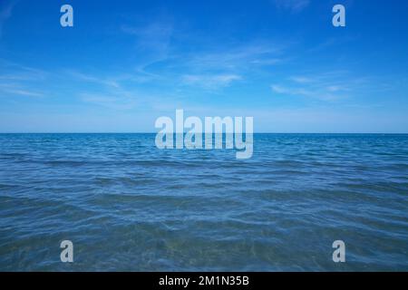 Paysage marin de la petite ville de Misano Adriatrico Italie Banque D'Images