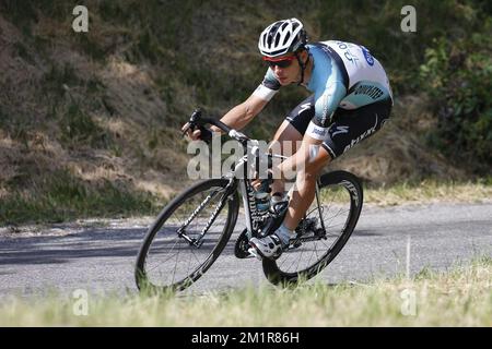 Tony Martin d'Allemagne de l'équipe Omega Pharma - Quick Step photographié lors de l'étape 16th de l'édition 100th de la course cycliste Tour de France, 168km de Vaison-la-Romaine à Gap, France, le mardi 16 juillet 2013. Banque D'Images