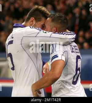 Veste Entraînement Anderlecht 2013-2014 #45 MITROVIC - Adidas Taille M
