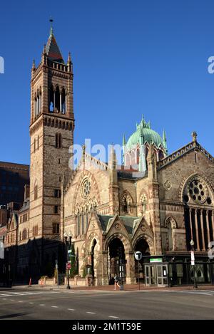 Old South Church, Copley Square, Back Bay, Boston, Massachusetts, ÉTATS-UNIS Banque D'Images