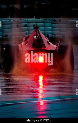 27 DENNIS Jake (gbr), Avalanche Andretti Formule E, Spark-Porsche, Porsche 99X Electric, action pendant la FIA ABB Formule E Valence Test 2022 sur le circuit Ricardo Tormo de 13 décembre à 16, 2022 à Cheste, Espagne - photo Paulo Maria / DPPI Banque D'Images