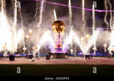 Doha, Qatar. 13th décembre 2022. Match d'ouverture entre Aregntina et la Croatie valable pour les demi-finales de la coupe du monde de la FIFA au stade emblématique de Lusail dans la ville de Doha, Qatar, 13 décembre 2022. (Photo: William Volcov) crédit: Brésil photo Press/Alay Live News Banque D'Images