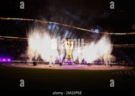 Doha, Qatar. 13th décembre 2022. Match d'ouverture entre Aregntina et la Croatie valable pour les demi-finales de la coupe du monde de la FIFA au stade emblématique de Lusail dans la ville de Doha, Qatar, 13 décembre 2022. (Photo: William Volcov) crédit: Brésil photo Press/Alay Live News Banque D'Images