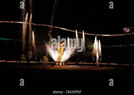 Doha, Qatar. 13th décembre 2022. Match d'ouverture entre Aregntina et la Croatie valable pour les demi-finales de la coupe du monde de la FIFA au stade emblématique de Lusail dans la ville de Doha, Qatar, 13 décembre 2022. (Photo: William Volcov) crédit: Brésil photo Press/Alay Live News Banque D'Images