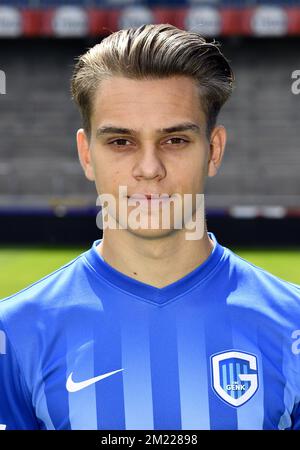 Leandro Trossard de Genk photographié pendant la saison 2016-2017 photo de l'équipe belge de football de première ligue KRC Genk, lundi 11 juillet 2016 à Genk. Banque D'Images