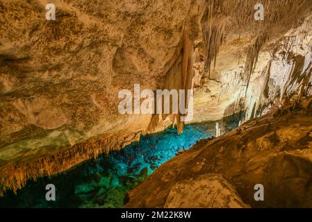 Grottes de Drach, Porto Cristo, Majorque, Espagne Banque D'Images