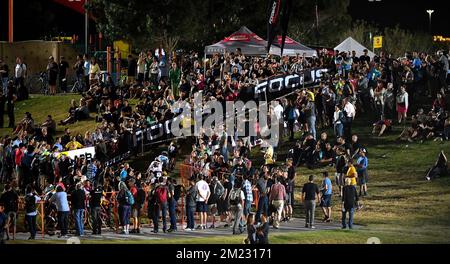 Illustration prise lors de la première étape (sur neuf) du cyclocross de la coupe du monde UCI dans la catégorie hommes élite, jeudi 22 septembre 2016 à Las Vegas, Nevada, Etats-Unis. BELGA PHOTO DAVID STOCKMAN Banque D'Images