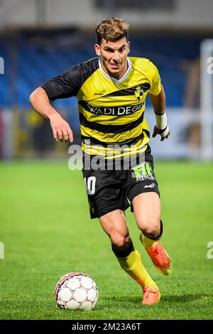 Ahmed Zizo de Lierse photographié en action lors du match de la Proximus League de D1B entre Lierse SK et Lommel United, à Lier, dimanche 30 octobre 2016, le jour 13 du championnat belge de football, division 1B. BELGA PHOTO LUC CLAESSEN Banque D'Images