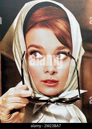 CHARADE 1963 Universal Pictures film avec Audrey Hepburn Banque D'Images