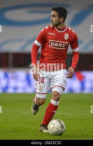 Konstantinos Laifis de Standard photographié lors du match Jupiler Pro League entre Standard de Liège et Mouscron, dimanche 06 novembre 2016, le quatorzième jour du championnat belge de football. BELGA PHOTO NICOLAS LAMBERT Banque D'Images