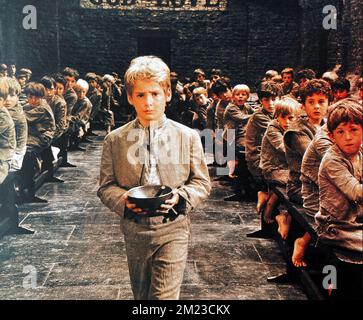 OLIVER ! 1968 Columbia Pictures film with Mark Lester as Oliver. Stock Photo