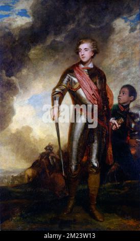 Charles Stanhope, 3rd comte de Harrington (1782), peinture de Joshua Reynolds Banque D'Images