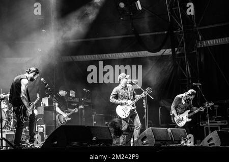 Governors ball - Gaslight Anthem en concert Banque D'Images