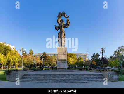 Une photo du Monument de l'indépendance à Iasi. Banque D'Images