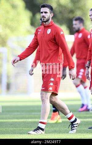 Standard's Konstantinos Laifis photographié pendant la première journée du camp d'entraînement d'hiver de l'équipe belge de football de première division Standard de Liège, à Marbella, Espagne, dimanche 08 janvier 2017. BELGA PHOTO YORICK JANSENS Banque D'Images