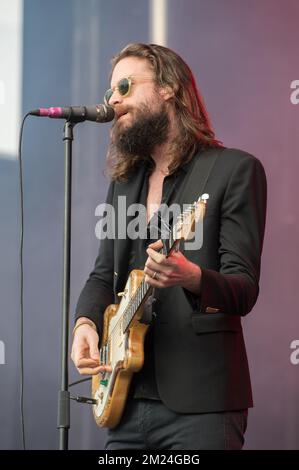 Governors ball - Père John Misty en concert Banque D'Images