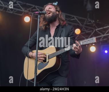 Governors ball - Père John Misty en concert Banque D'Images