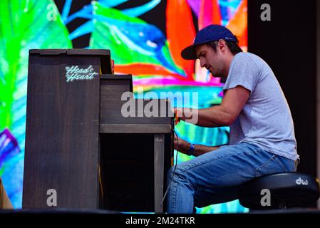 Governors ball - la tête et le cœur en concert Banque D'Images