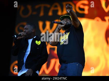 Governors ball - Wu Tang Clan en concert Banque D'Images