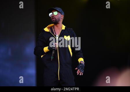 Governors ball - Wu Tang Clan en concert Banque D'Images