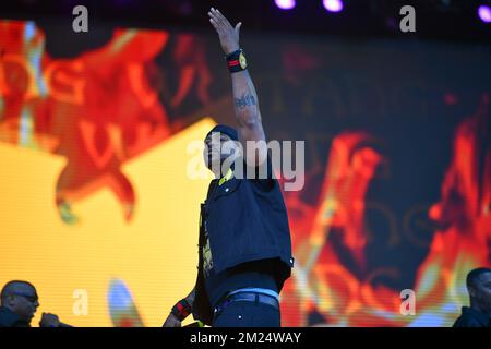 Governors ball - Wu Tang Clan en concert Banque D'Images