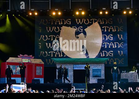 Governors ball - Wu Tang Clan en concert Banque D'Images