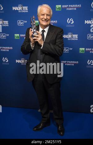 André Dussollier photographié lors de l'édition 7th de la cérémonie de remise des prix Magritte du Cinéma, samedi 04 février 2017, à Bruxelles. Les prix sont remis aux films de producteurs francophones belges. BELGA PHOTO LAURIE DIEFFEMBACQ Banque D'Images