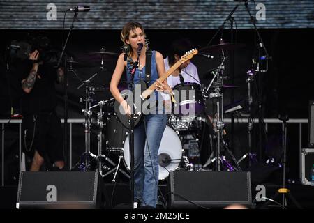 Governors ball - Wolf Alice en concert Banque D'Images