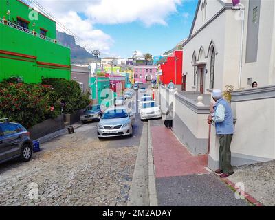 Quartier Maley du Cap | quartier Malais du Cap 01/08/2017 Banque D'Images