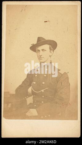 Col Bartlett, Wm F. , officiers militaires, Collection carte de visite Banque D'Images