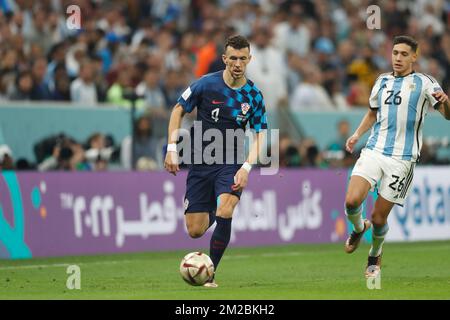 Al Daayen, Qatar. 13th décembre 2022. Ivan Perisic (CRO) football : coupe du monde de la FIFA Qatar 2022 demi-finale match entre l'Argentine 3-0 Croatie au stade Lusail à Al Daayen, Qatar . Crédit: Mutsu Kawamori/AFLO/Alay Live News Banque D'Images