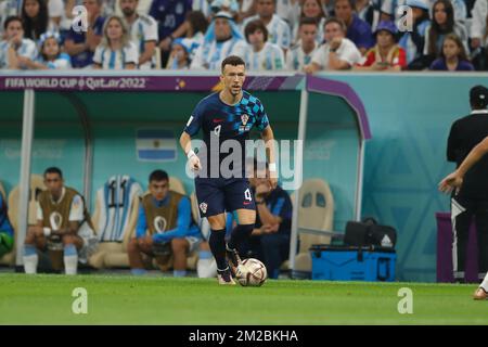 Al Daayen, Qatar. 13th décembre 2022. Ivan Perisic (CRO) football : coupe du monde de la FIFA Qatar 2022 demi-finale match entre l'Argentine 3-0 Croatie au stade Lusail à Al Daayen, Qatar . Crédit: Mutsu Kawamori/AFLO/Alay Live News Banque D'Images