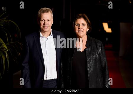 William Van Dyck, ancien athlète, photographié lors de la soirée de gala pour les prix homme et femme sportif de l'année 2017, samedi 16 décembre 2017, à Bruxelles. BELGA PHOTO POOL PHILIPPE CROCHET Banque D'Images