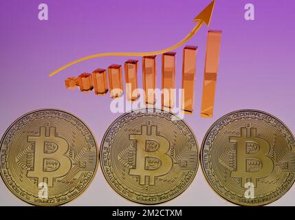 Monnaie virtuelle | monnaie virtuelle 07/02/2018 Banque D'Images