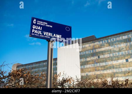 Charleroi. | vie urbaine. 05/05/2016 Banque D'Images