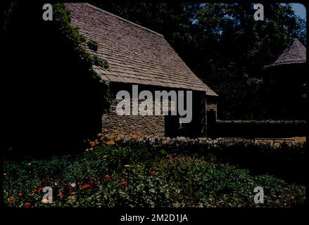 Cotswold Barn, Greenfield Village, Dearborn, Michigan, Barns. Collection Edmund L. Mitchell Banque D'Images