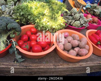 Légumes du marché | légumes du marché 17/02/2018 Banque D'Images