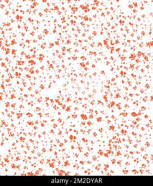 Motif abstrait sans couture avec vecteur de formes en pointillés rouges Illustration de Vecteur
