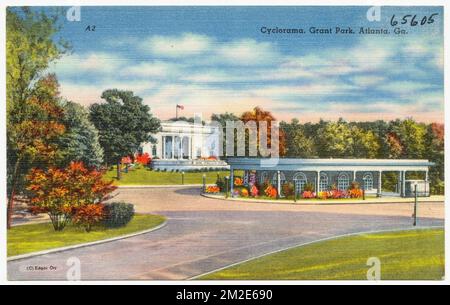 Cyclorama, Grant Park, Atlanta, Géorgie , Parcs, Galeries et musées, Collection des frères Tichnor, cartes postales des États-Unis Banque D'Images