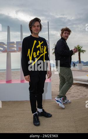 Orelsan assistez à un photocall lors du Festival International de Cannes 1st | Orelsan durant un photocall pendant le Festival International de Cannes 1er. 07/04/2018 Banque D'Images