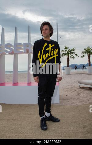 Orelsan assistez à un photocall lors du Festival International de Cannes 1st | Orelsan durant un photocall pendant le Festival International de Cannes 1er. 07/04/2018 Banque D'Images