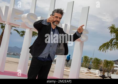L'acteur Leonardo Sbaraglia assiste à la photo Felix au Festival Cannes séries à Cannes. | l'indicateur Leonardo Sbaraglia aide au photocall de ' Felix ' , lors du Festival de Cannes séries à Cannes. 08/04/2018 Banque D'Images
