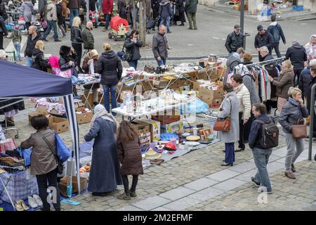 Marché aux puces | Brocante 15/04/2018 Banque D'Images