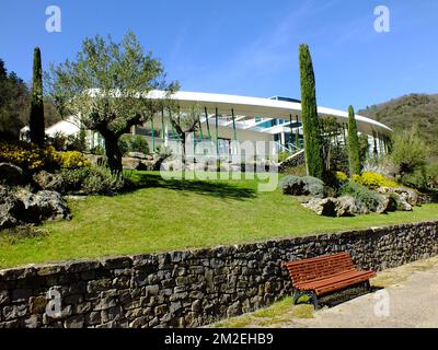 Thermes d'Avène | Station thermale d'Avène les bains spéciés des soins de la peau 18/04/2018 Banque D'Images