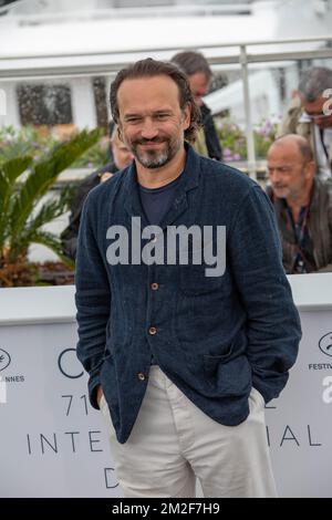 L'acteur Vincent Perez assiste au photocall de 'Cyrano de Bergerac' lors du Festival annuel de Cannes 71st au Palais des Festivals | le comédien Vincent Perez assiste au photocall de 'Cyrano de Bergerac' lors du 71e Festival de Cannes au Palais des Festivals. 14/05/2018 Banque D'Images